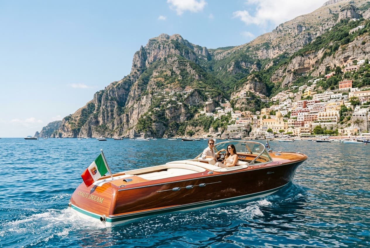 Private Vintage Riva Aquarama Speedboat Cruise
