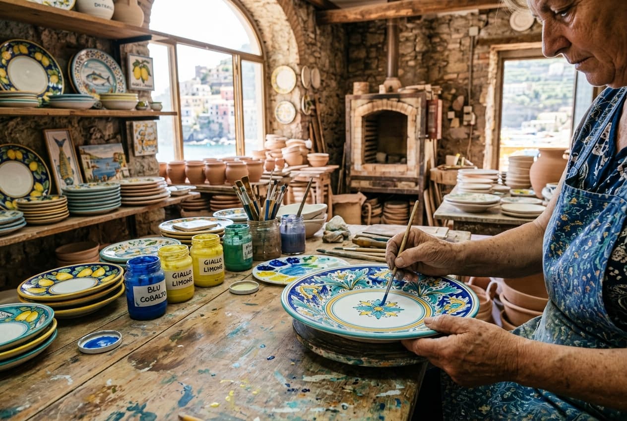 Vietri sul Mare Master Ceramicist Atelier