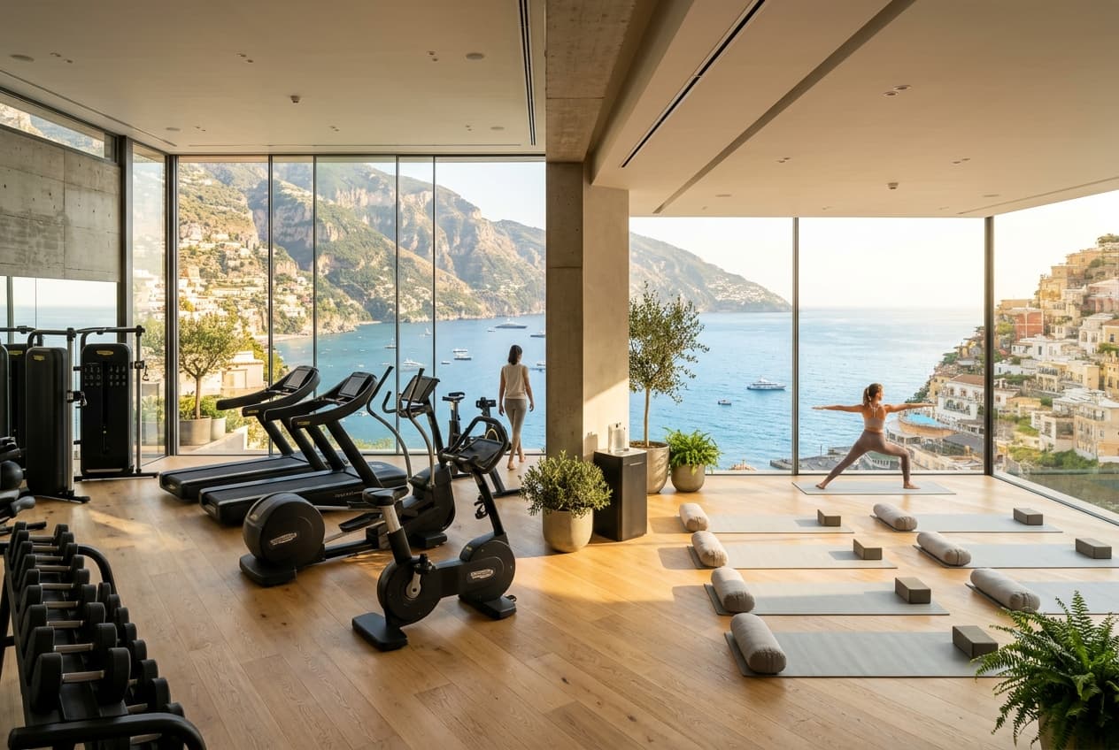 Panoramic Technogym & Yoga Pavilion